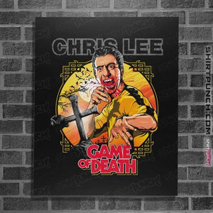 Daily_Deal_Shirts Posters / 4"x6" / Black Game Of Death