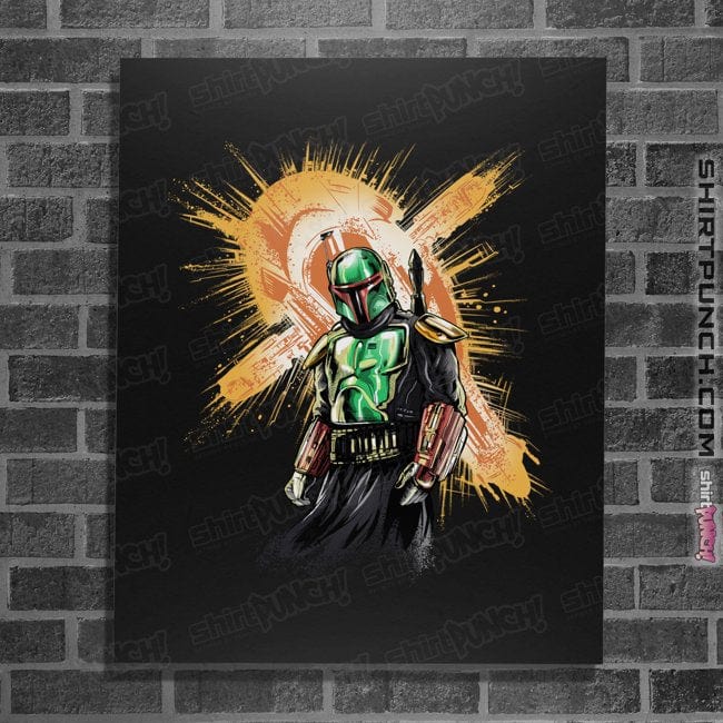 Shirts Posters / 4"x6" / Black Boba Rises