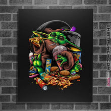 Load image into Gallery viewer, Shirts Posters / 4&quot;x6&quot; / Black Junk Food

