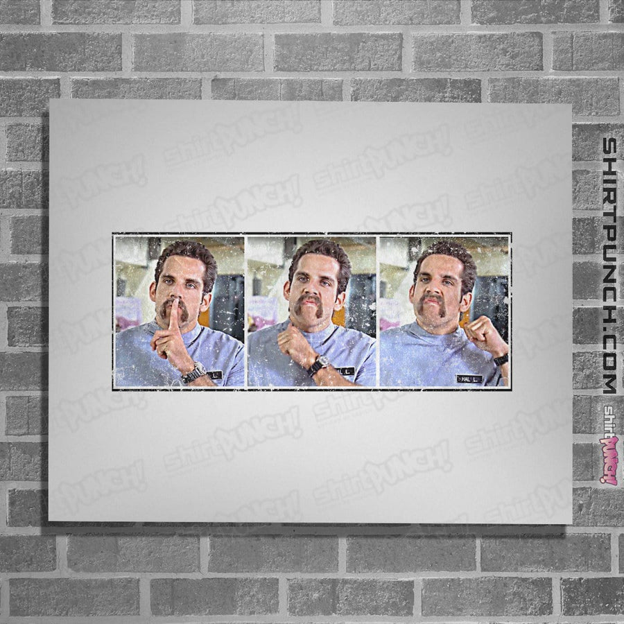 Shirts Posters / 4"x6" / White Shhhh