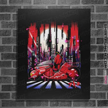 Load image into Gallery viewer, Secret_Shirts Posters / 4&quot;x6&quot; / Black Neon Akira City
