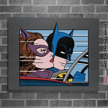 Load image into Gallery viewer, Shirts Posters / 4&quot;x6&quot; / Charcoal In The Batmobile
