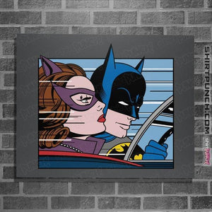 Shirts Posters / 4"x6" / Charcoal In The Batmobile