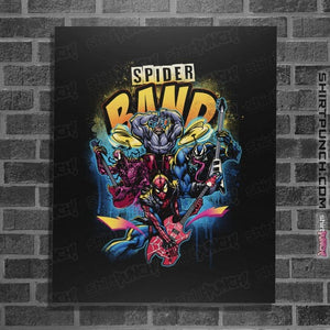 Daily_Deal_Shirts Posters / 4"x6" / Black Spider Band