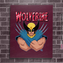 Load image into Gallery viewer, Daily_Deal_Shirts Posters / 4&quot;x6&quot; / Maroon Wolverine 97
