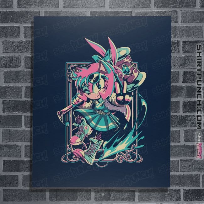 Daily_Deal_Shirts Posters / 4"x6" / Navy The Star!