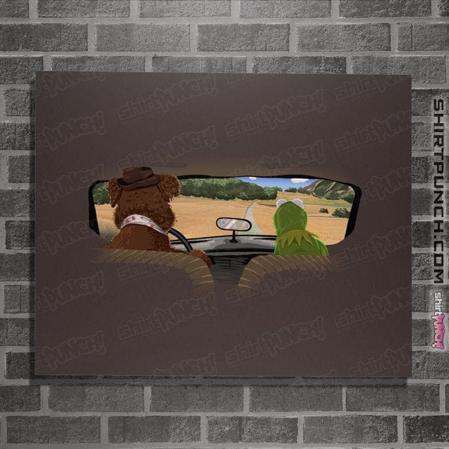 Daily_Deal_Shirts Posters / 4"x6" / Dark Chocolate Classic Road Trip Adventurea