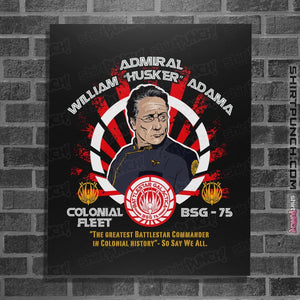 Shirts Posters / 4"x6" / Black William Adama