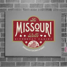 Load image into Gallery viewer, Shirts Posters / 4&quot;x6&quot; / Sports Grey The Missouri Belle
