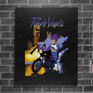 Shirts Posters / 4"x6" / Black Purple Vegeta