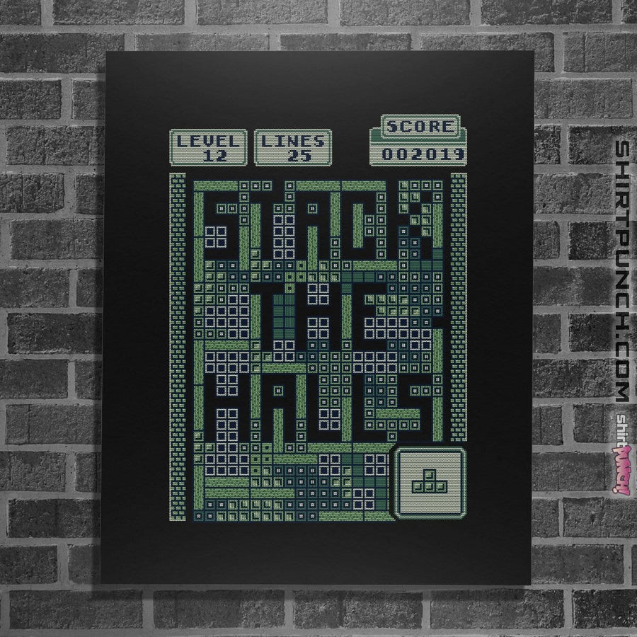 Shirts Posters / 4"x6" / Black Stack The Halls