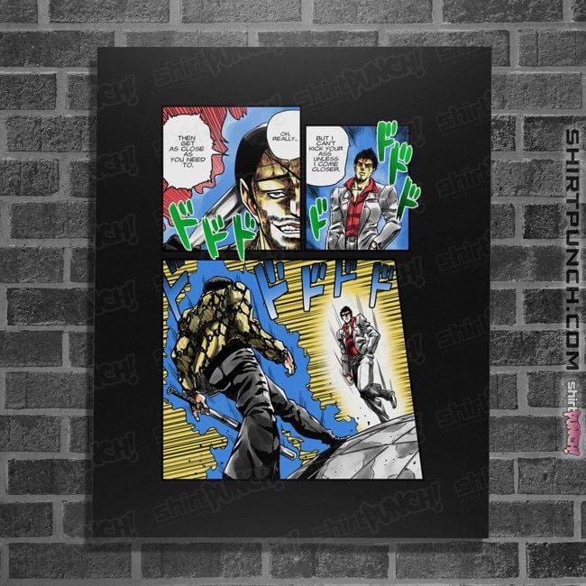 Shirts Posters / 4"x6" / Black Kiryu's Bizarre Adventure