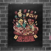 Load image into Gallery viewer, Shirts Posters / 4&quot;x6&quot; / Black Heroes Izakaya
