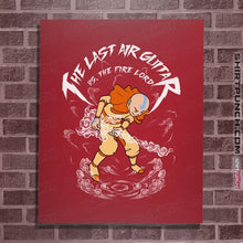 Load image into Gallery viewer, Daily_Deal_Shirts Posters / 4&quot;x6&quot; / Red The Last Air Guitar
