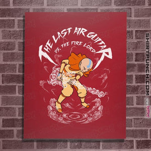 Daily_Deal_Shirts Posters / 4"x6" / Red The Last Air Guitar