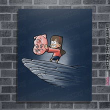 Load image into Gallery viewer, Shirts Posters / 4&quot;x6&quot; / Navy The Pig King
