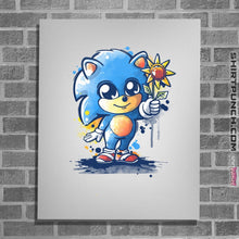 Load image into Gallery viewer, Shirts Posters / 4&quot;x6&quot; / White Little Baby Hedgehog
