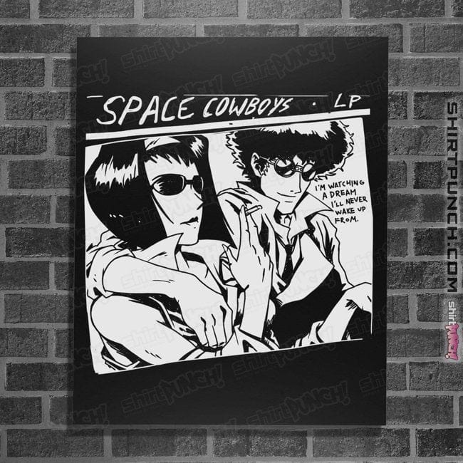 Secret_Shirts Posters / 4"x6" / Black Sonic Cowboys.