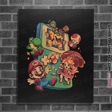 Load image into Gallery viewer, Daily_Deal_Shirts Posters / 4&quot;x6&quot; / Black Plumber Game

