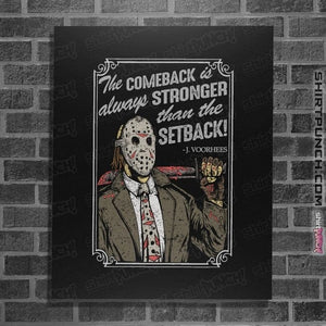 Daily_Deal_Shirts Posters / 4"x6" / Black The Comeback