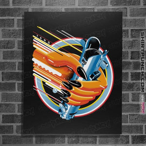 Daily_Deal_Shirts Posters / 4"x6" / Black Turbo Force