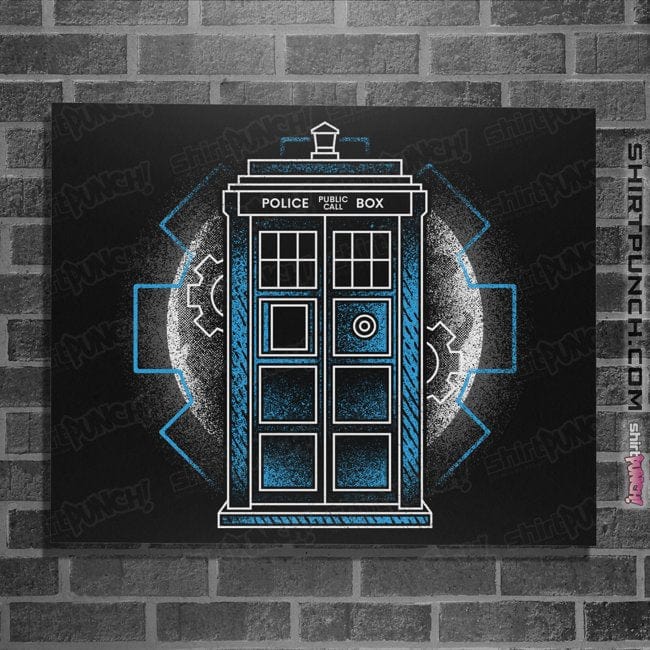 Secret_Shirts Posters / 4"x6" / Black Moonlight Phone Box