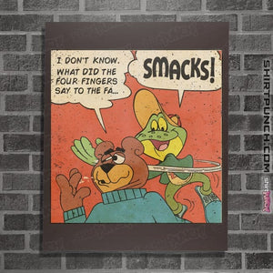 Secret_Shirts Posters / 4"x6" / Dark Chocolate DigEm Frog