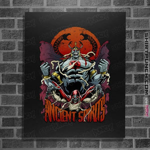 Secret_Shirts Posters / 4"x6" / Black Ancient Spiritsd