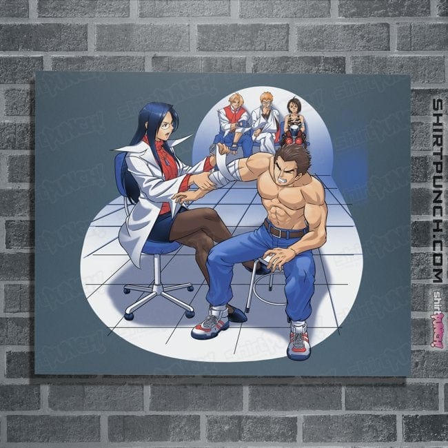 Shirts Posters / 4"x6" / Indigo Blue School Brawl