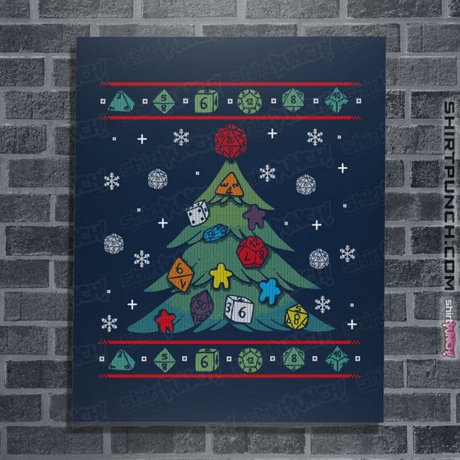 Shirts Posters / 4"x6" / Navy Ugly RPG Christmas Shirt
