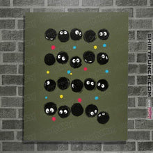 Load image into Gallery viewer, Shirts Posters / 4&quot;x6&quot; / Military Green The Black Sprites
