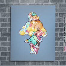 Load image into Gallery viewer, Shirts Posters / 4&quot;x6&quot; / Powder Blue Magical Silhouettes - Isabelle
