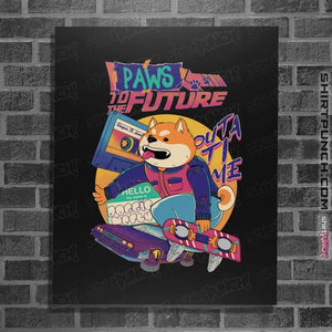 Daily_Deal_Shirts Posters / 4"x6" / Black Doggie McFly