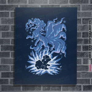 Shirts Posters / 4"x6" / Navy The Ice Tailed Fox Within