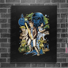Load image into Gallery viewer, Daily_Deal_Shirts Posters / 4&quot;x6&quot; / Black May The Schwartz Be With You
