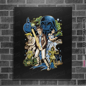 Daily_Deal_Shirts Posters / 4"x6" / Black May The Schwartz Be With You