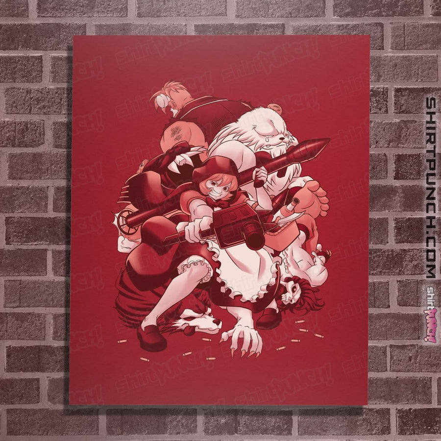 Shirts Posters / 4"x6" / Red Hunter