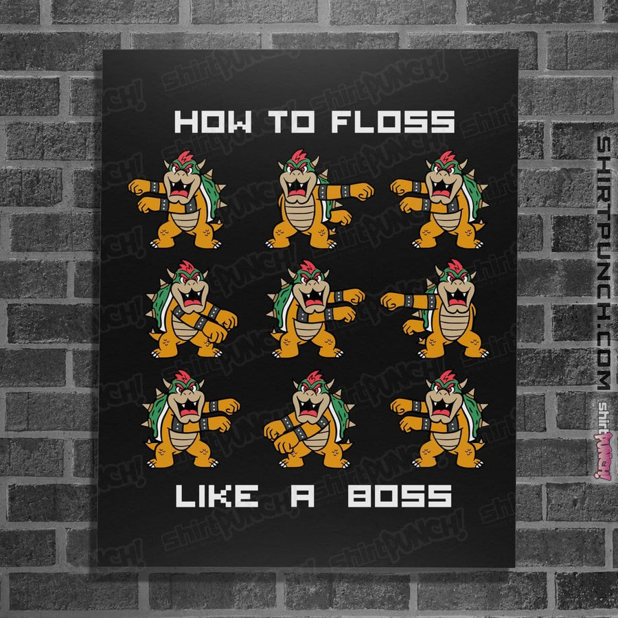 Shirts Posters / 4"x6" / Black Floss Boss