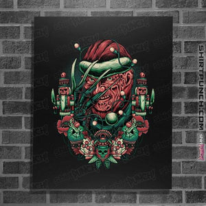 Daily_Deal_Shirts Posters / 4"x6" / Black Holidays At Elm Street
