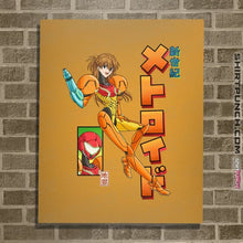 Load image into Gallery viewer, Daily_Deal_Shirts Posters / 4&quot;x6&quot; / Gold Neon Genesis Metroid
