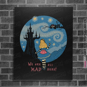 Daily_Deal_Shirts Posters / 4"x6" / Black Starry Wonderland