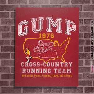 Daily_Deal_Shirts Posters / 4"x6" / Red Gump Running