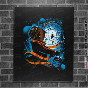Daily_Deal_Shirts Posters / 4"x6" / Black The 4th Doctor