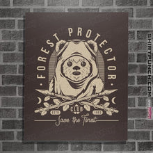 Load image into Gallery viewer, Shirts Posters / 4&quot;x6&quot; / Dark Chocolate The Forest Protector
