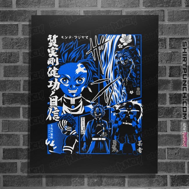 Daily_Deal_Shirts Posters / 4"x6" / Black Demon Manga