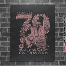 Load image into Gallery viewer, Secret_Shirts Posters / 4&quot;x6&quot; / Dark Heather The Hog
