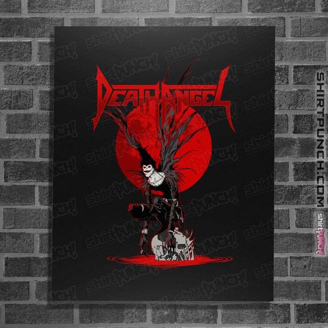 Secret_Shirts Posters / 4"x6" / Black Death Angel