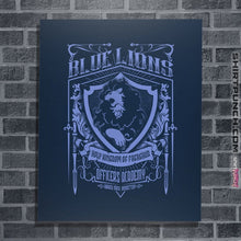 Load image into Gallery viewer, Shirts Posters / 4&quot;x6&quot; / Navy Blue Lions Officers Academy
