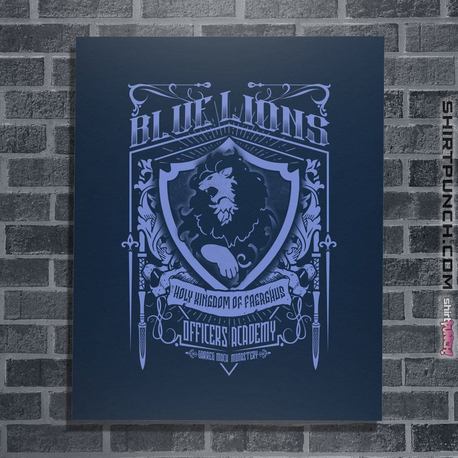 Shirts Posters / 4"x6" / Navy Blue Lions Officers Academy