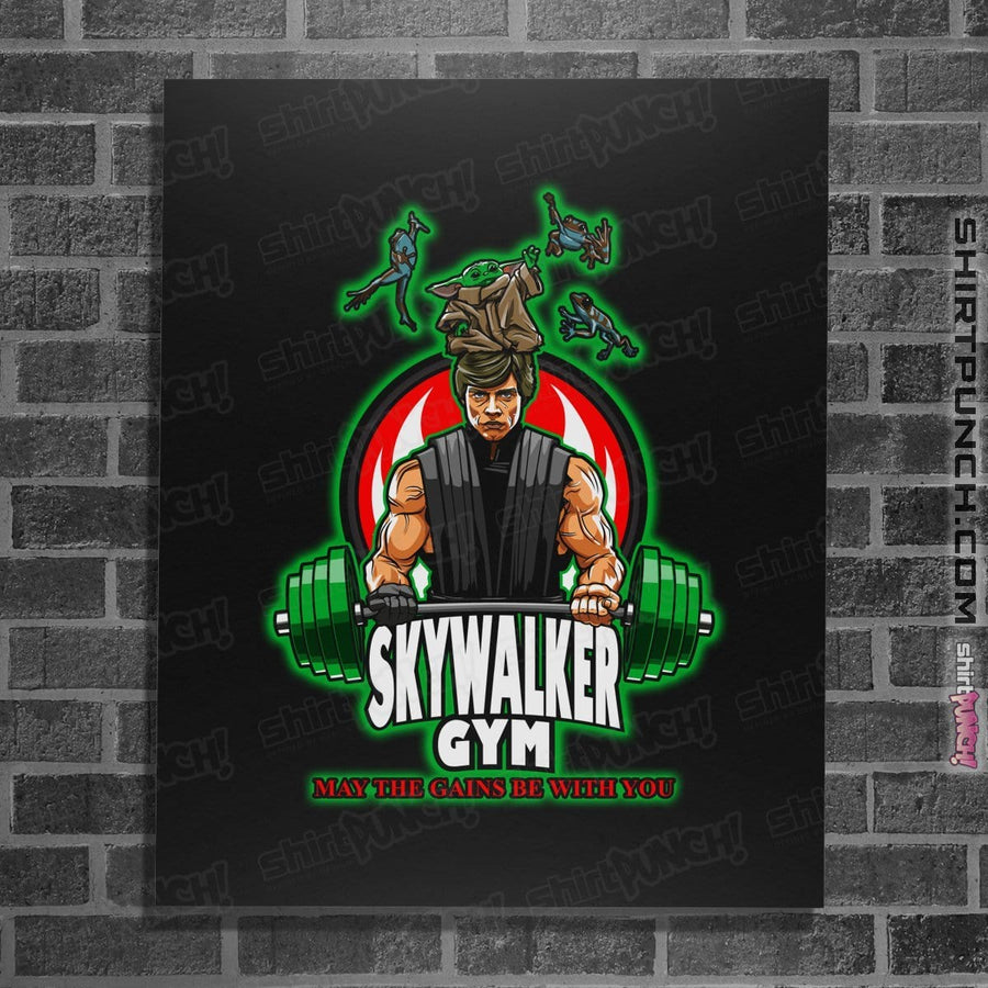 Shirts Posters / 4"x6" / Black Skywalker Gym